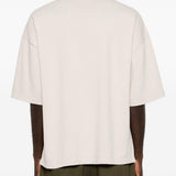 T-shirt squadrata in bianco Entire studios - unisex 