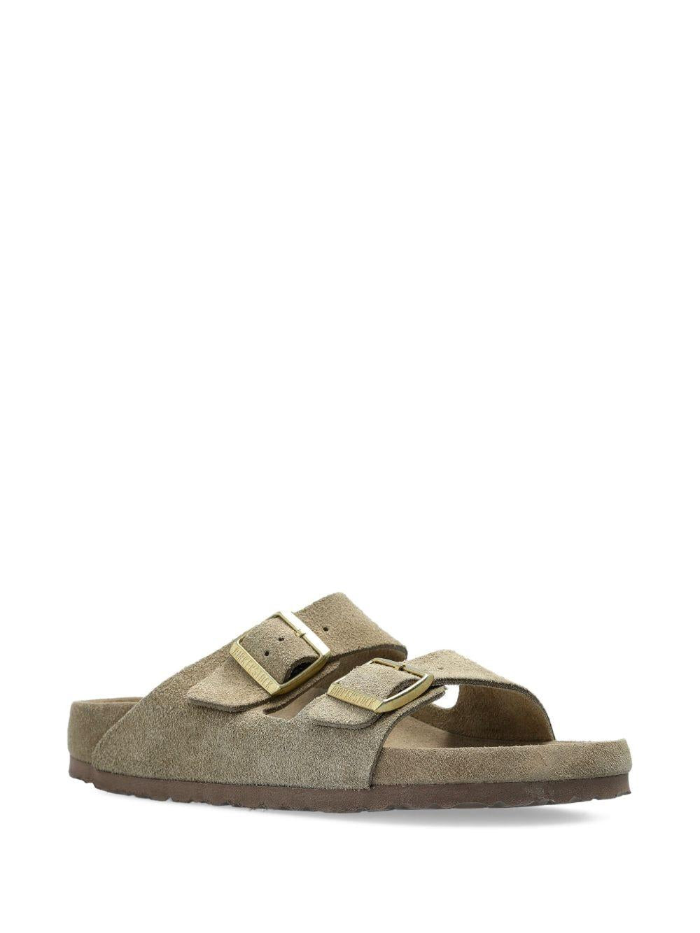 Ciabatte arizona in grigio taupe Birkenstock - unisex 