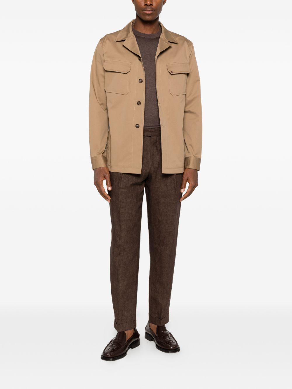 Pantaloni Quartieris con regolazioni laterali in marrone Briglia 1949 - uomo 