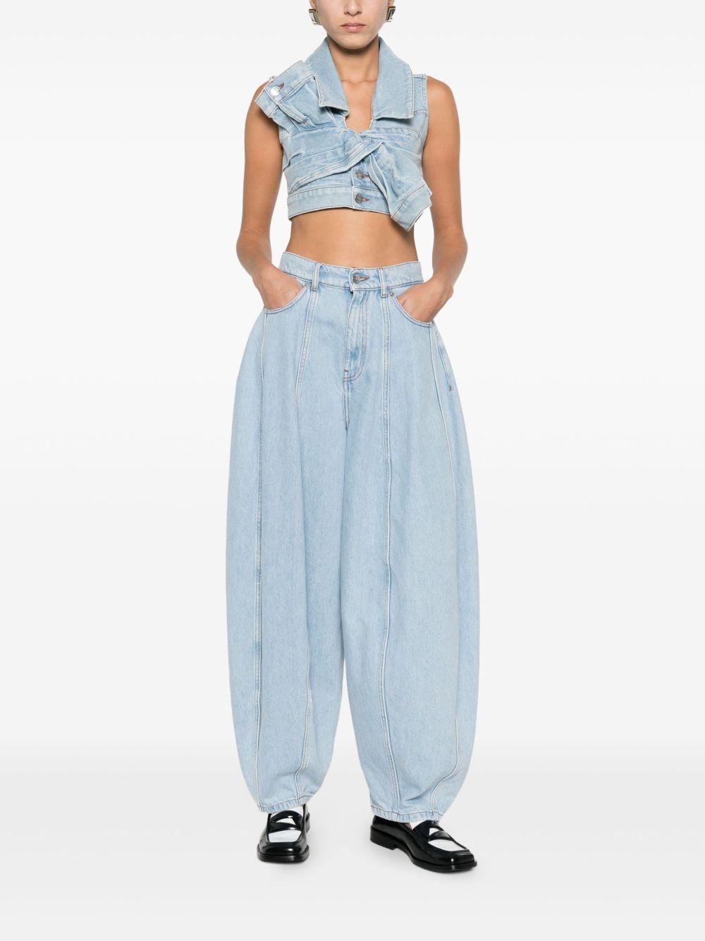 Jeans balloon in azzurro chiaro viktor&rolf - donna 