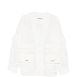 Giacca con scollo a V in bianco Undercover - uomo 