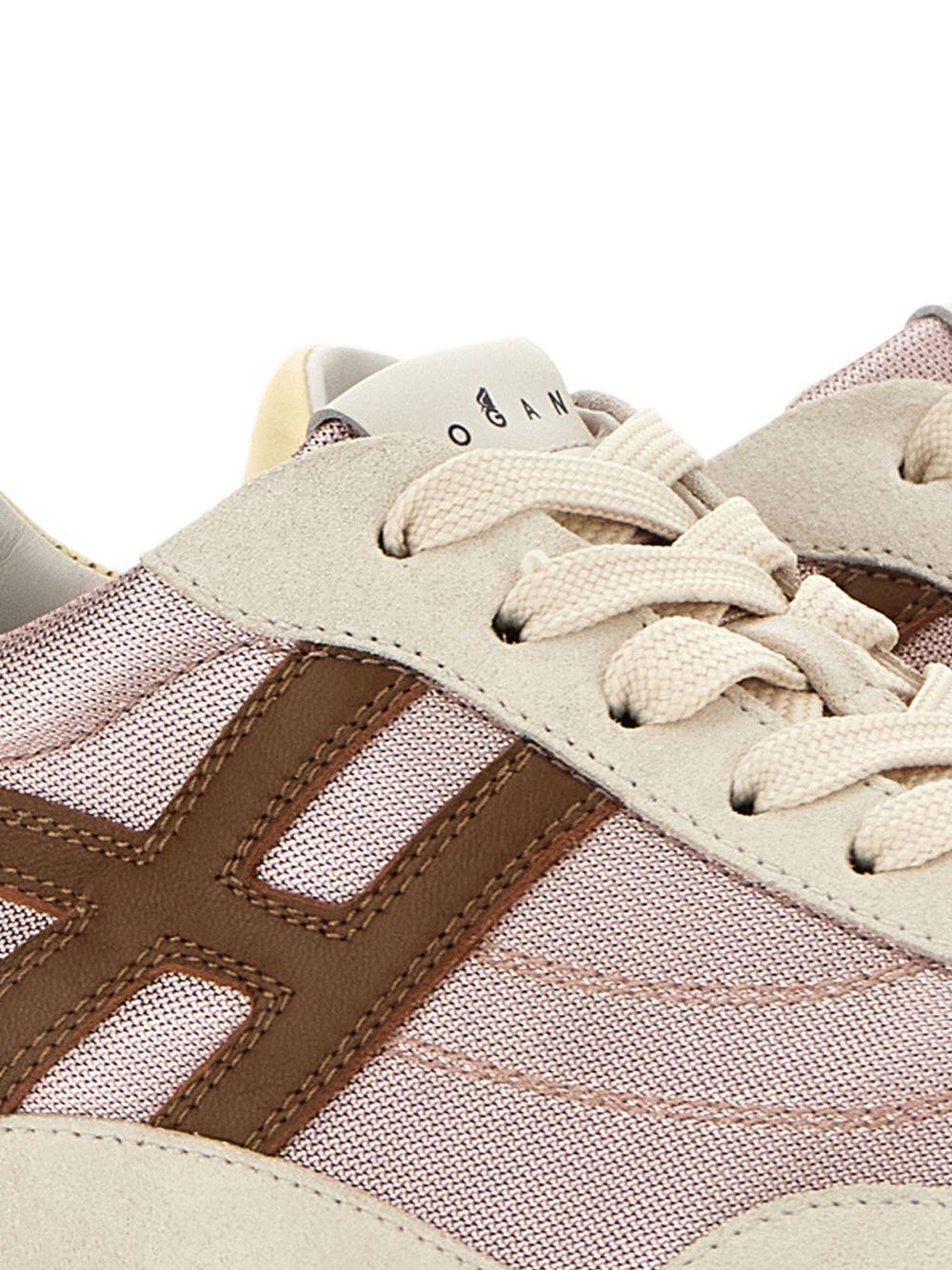 Sneakers H699 con lacci in beige Hogan - donna 