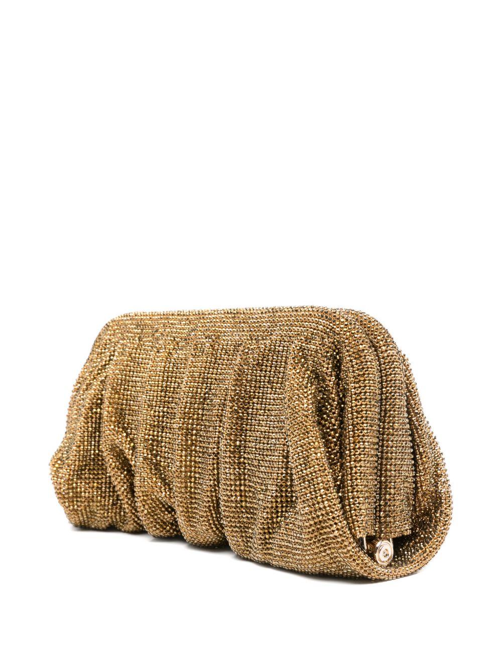 Clutch Venus con cristalli in oro Benedetta Bruzziches - donna 