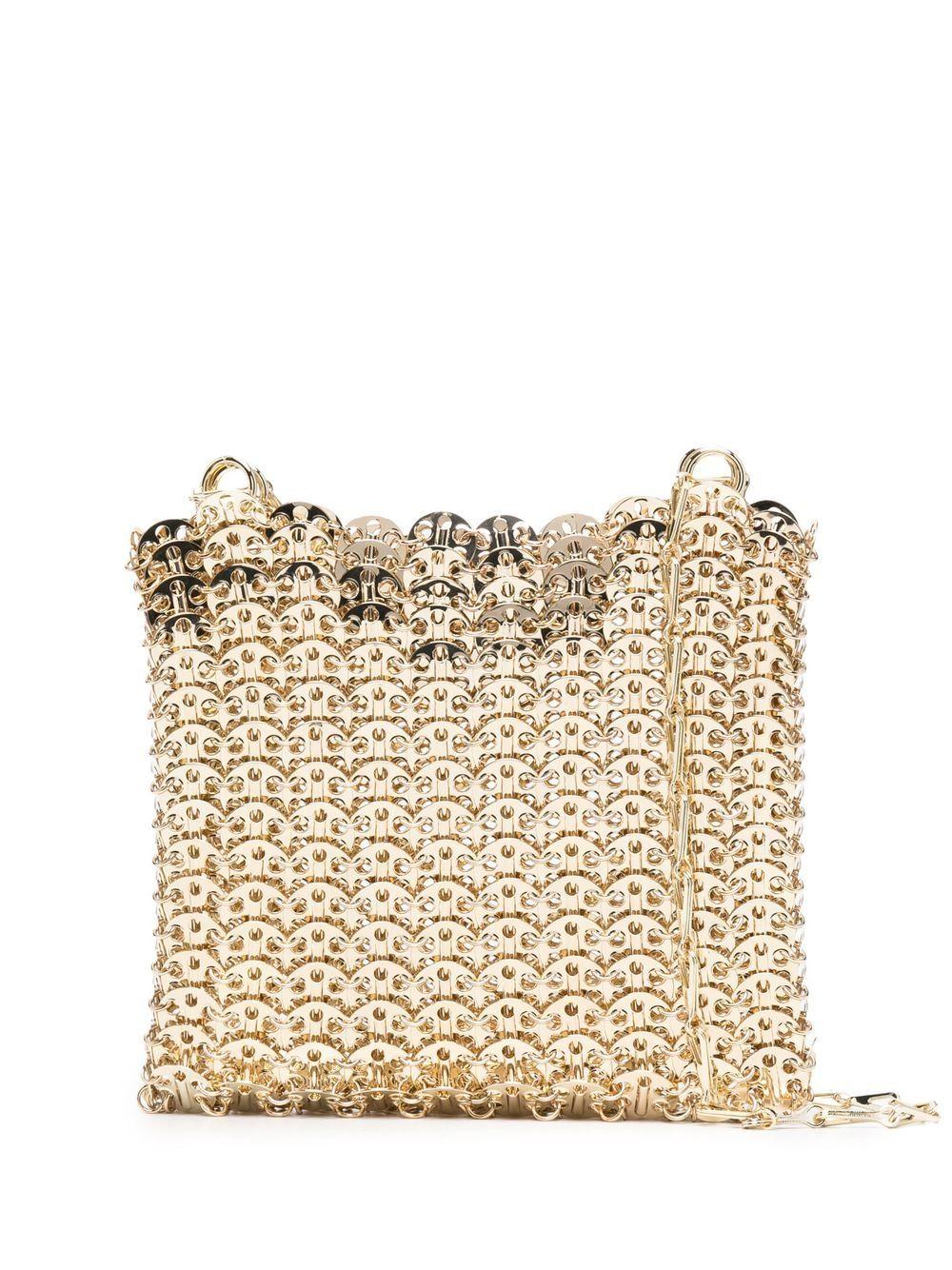 Borsa Iconic Chain 1969 in oro Rabanne - donna 