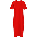 Abito stile T-shirt con stampa in rosso Willy chavarria - donna 