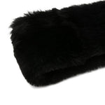 Fascia per capelli in sherling in nero Toteme - donna 