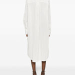 Chemisier a righe in bianco Toteme - donna 