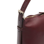 Borsa a spalla Vera maxi in bordeaux 