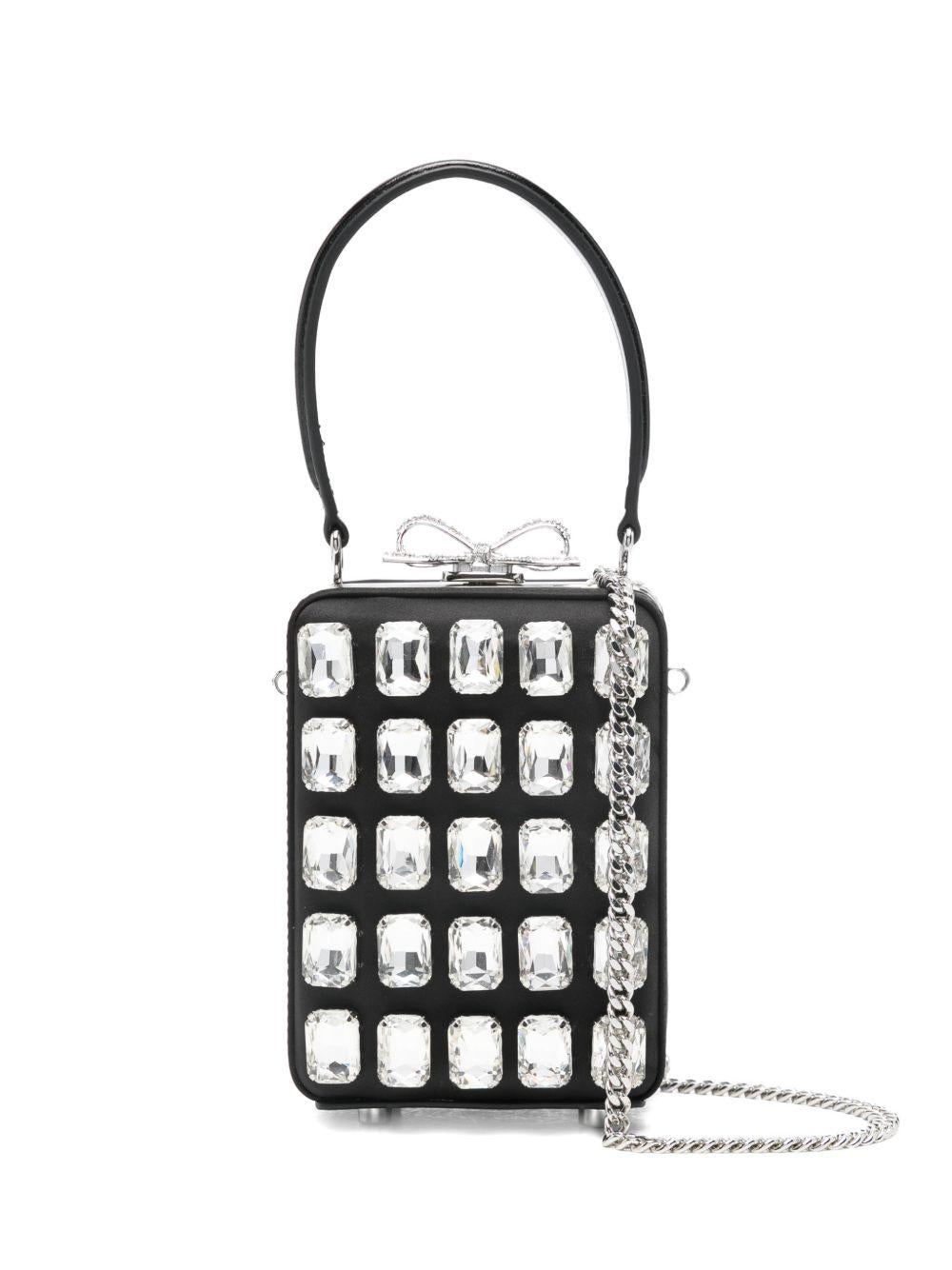 Borsa a mano con decorazione in nero Self-Portrait - donna 