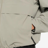 Giacca con cappuccio e zip in grigio Rains - donna 