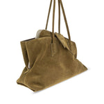 Borsa la passeggiata medium in verde Khaki The Attico - donna 