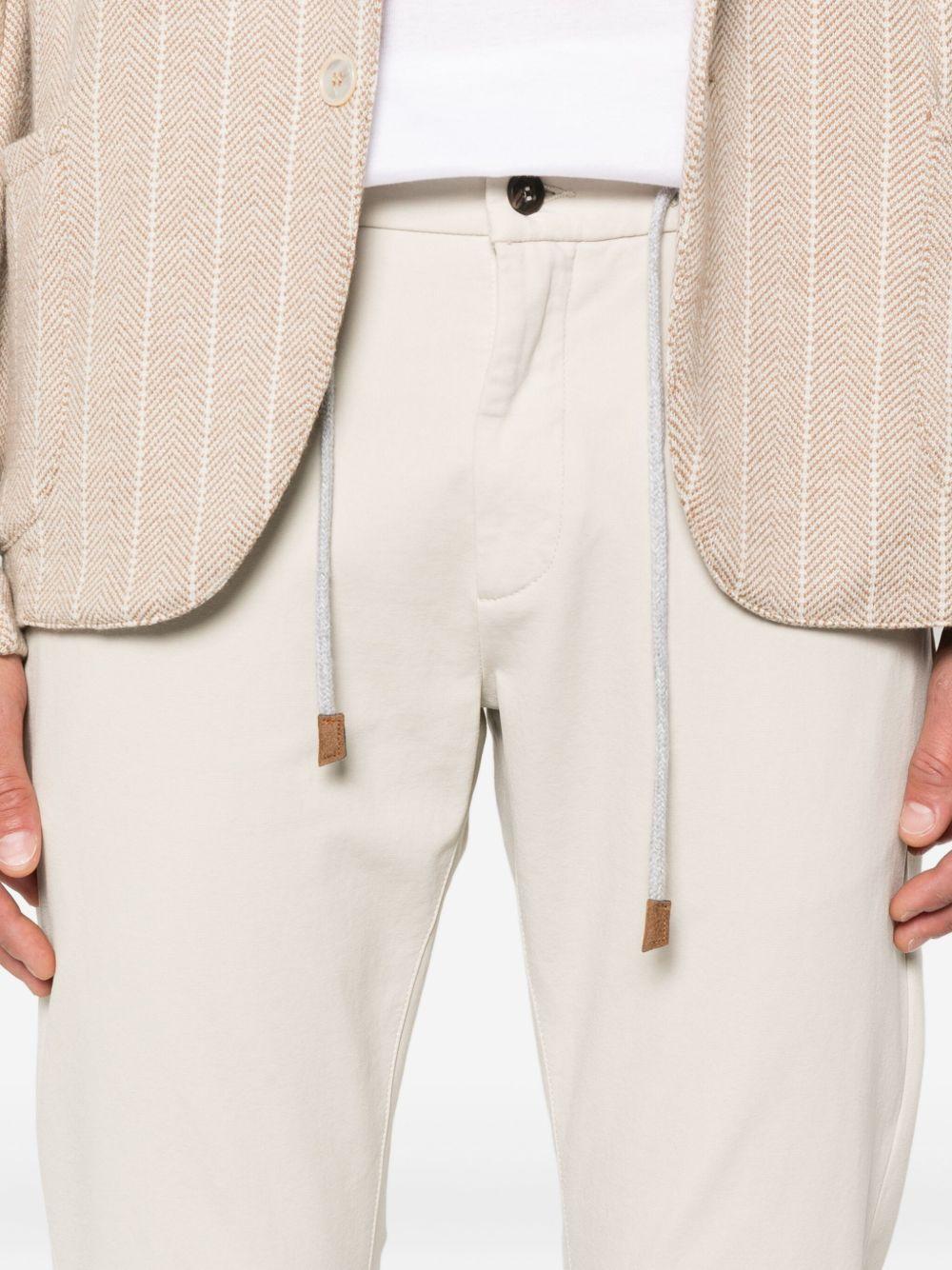 Pantaloni con coulisse in beige chiaro Eleventy - uomo 