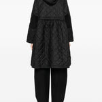 Giacca trapuntata lunga con peplo Barbour x Ganni - donna 