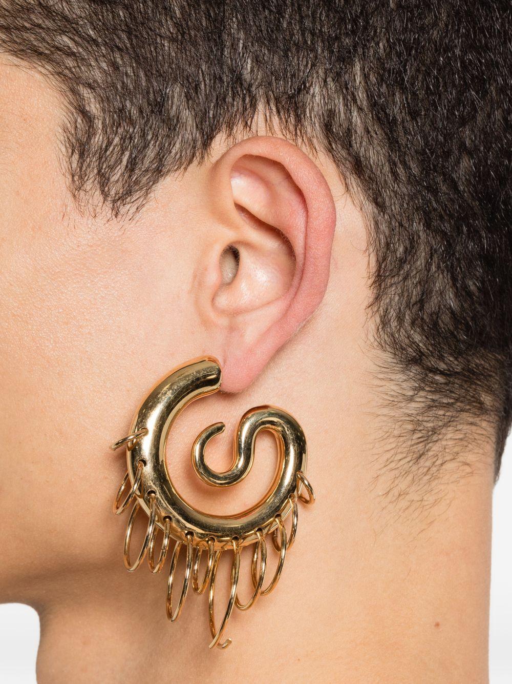Orecchini Serpent medi in oro 