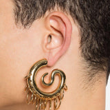 Orecchini Serpent medi in oro 