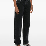 Jeans di cotone in grigio Loulou de saison - donna 