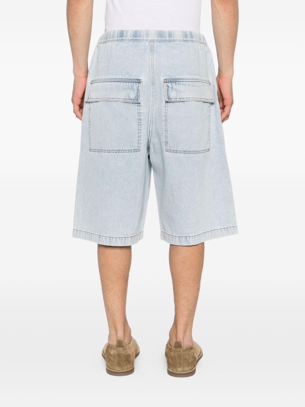 Pantaloncini elasticizzati con tasca Spar in blu Entire studios - unisex 