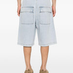 Pantaloncini elasticizzati con tasca Spar in blu Entire studios - unisex 