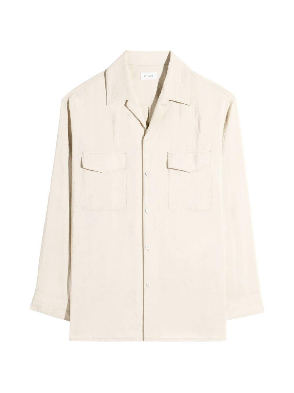 Camicia con tasche in beige Lemaire - uomo 