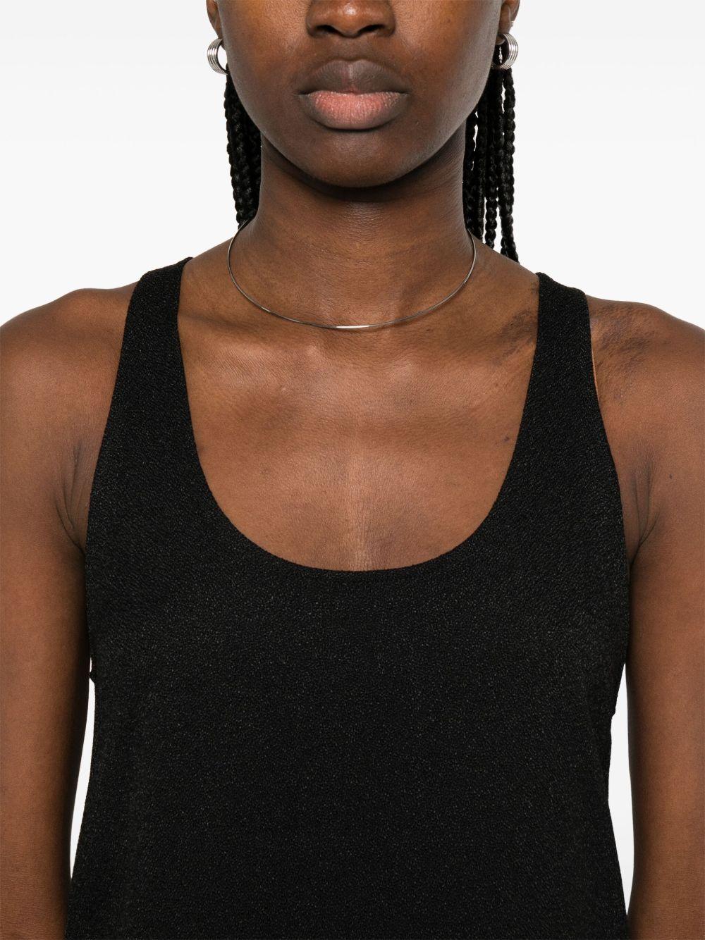 Abito midi smanicato in nero Toteme - donna 