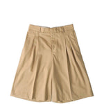 Shorts a gamba ampia in beige Ami paris - uomo 