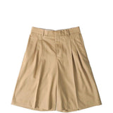 Shorts a gamba ampia in beige Ami paris - uomo 