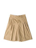Shorts a gamba ampia in beige Ami paris - uomo
