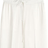 Pantaloni satinati con coulisse in beige Toteme - donna 