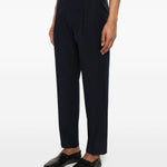 pantaloni donald in blu grayed - uomo 
