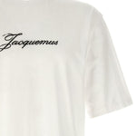 T-shirt con logo in bianco Jacquemus - unisex 