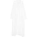 Abito lungo oversize a camicia in bianco NORMA KAMALI - donna 