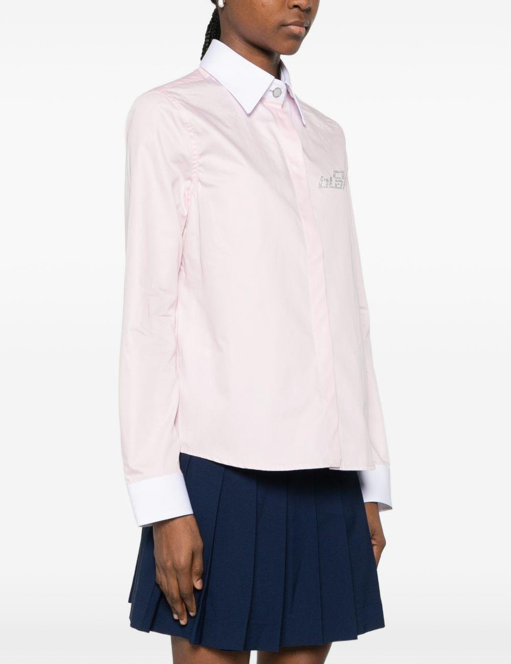 Camicia a maniche lunghe in rosa Casablanca - donna 