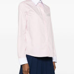 Camicia a maniche lunghe in rosa Casablanca - donna 
