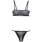 Bikini con motivo a zigzag decorato con paillettes multicolore Missoni - donna 
