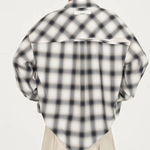 Camicia a quadri on tasche in blu e beige Feng Chen Wang - uomo 