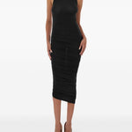 Abito semi trasparente in nero Wolford - donna 