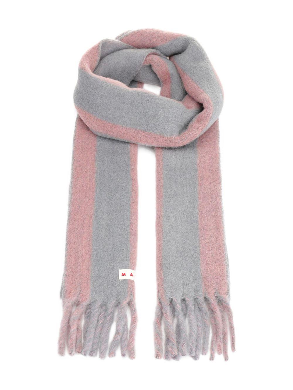 Sciarpa a righe con frange Marni - unisex 