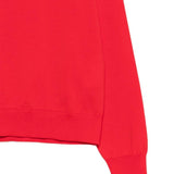 Maglione girocollo a coste in rosso Comme des garcons comme des garcons - donna 