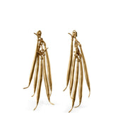 Orecchini Haricots in oro Jacquemus - donna 