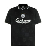 T-shirt terrace football in nero carhartt wip - uomo 