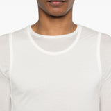 T-shirt a maniche  lunghe Doria in bianco Carrer - uomo 
