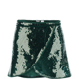 Minigonna con paillettes in verde Oséree - donna 