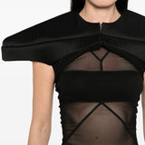 Coprispalle soft fender  in nero Rick owens - donna 