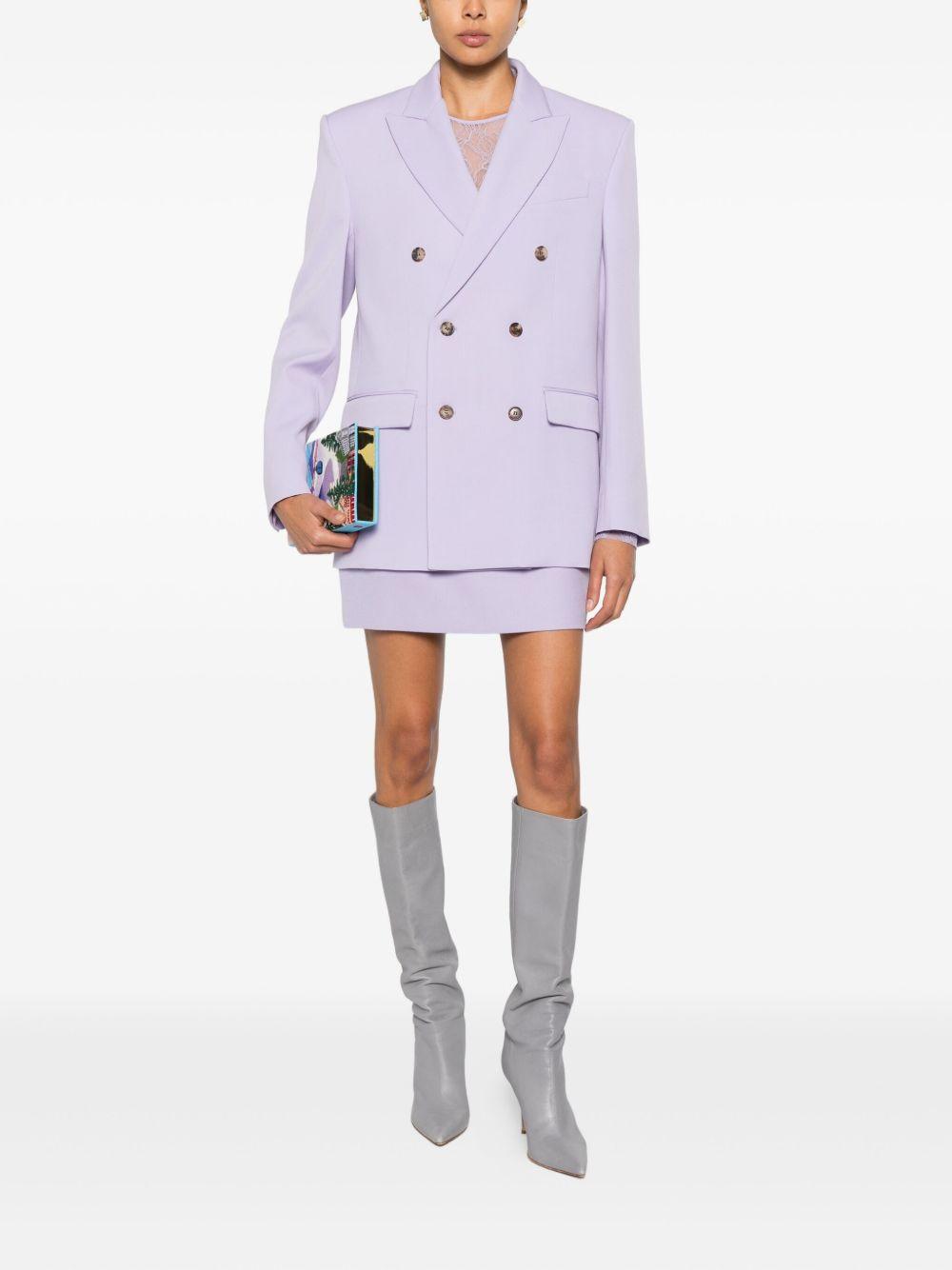 Blazer doppiopetto in lilla Wardrobe.Nyc - donna 