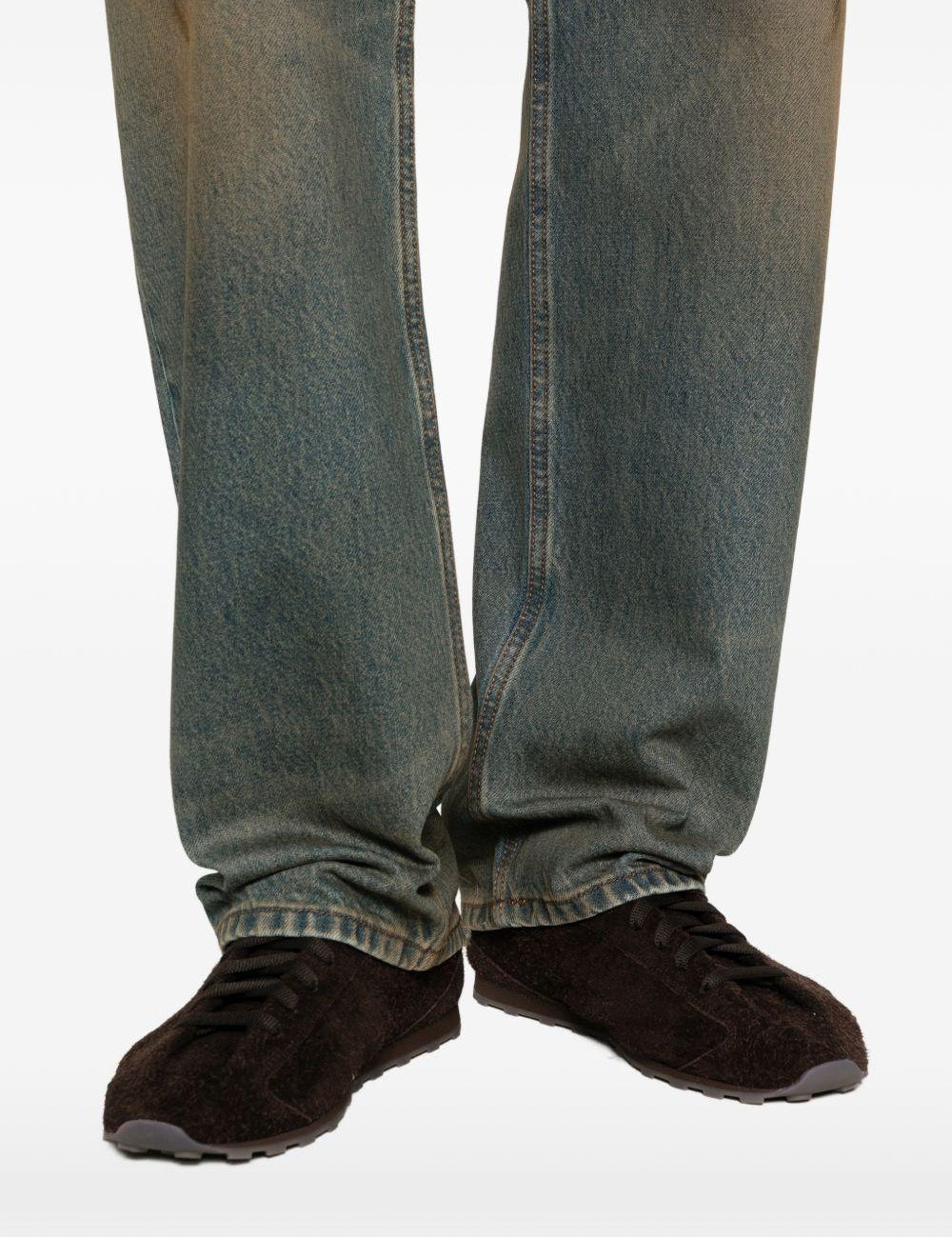 Jeans Berger de-Nîmes con effetto vissuto in blu Jacquemus - uomo 