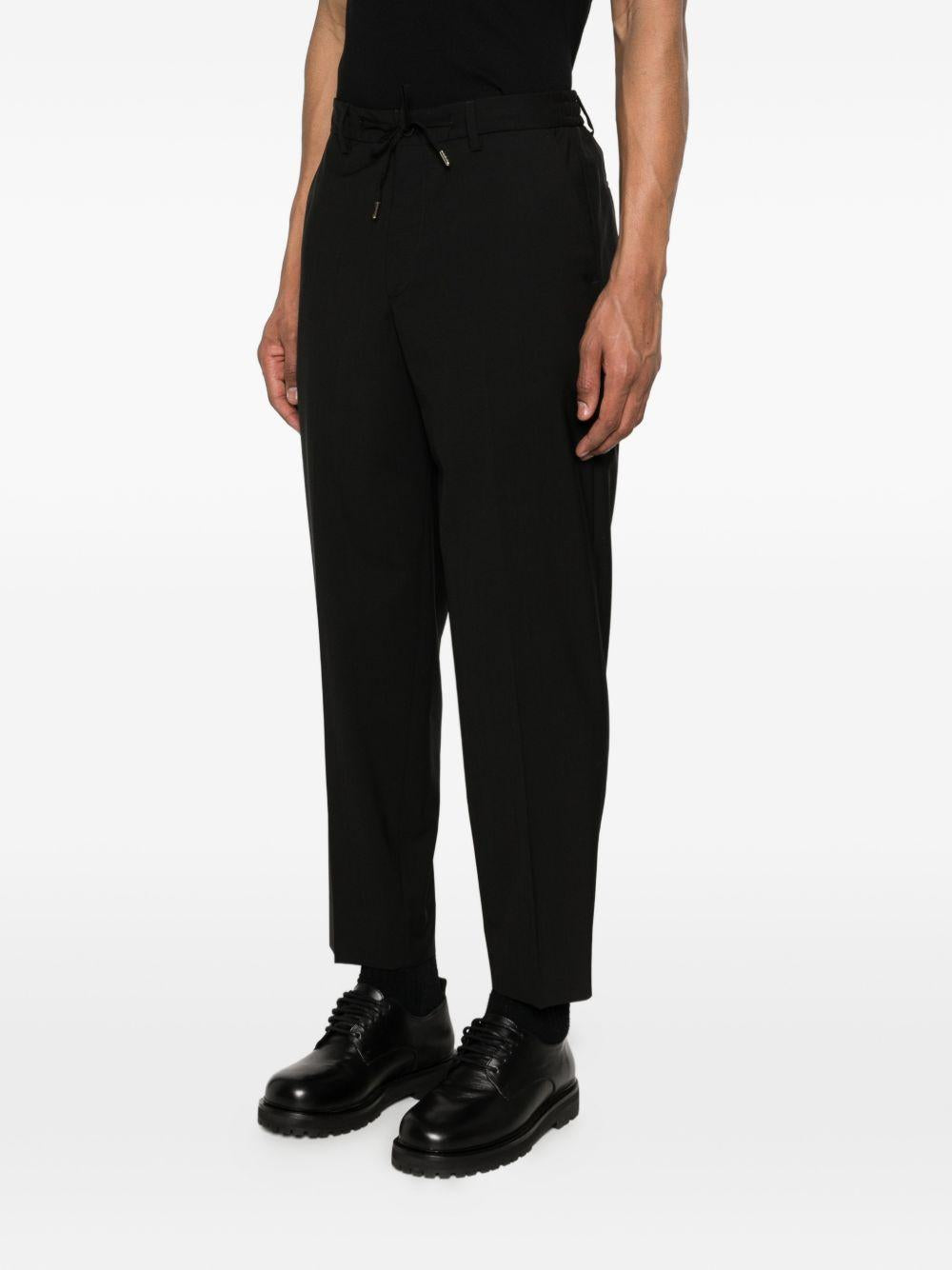 Pantaloni con gamba affusolata in nero Briglia 1949 - uomo 
