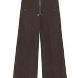 Pantaloni con zip in grigio Rick Owens - uomo 