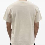 T-shirt con logo dipinto in avorio Found - unisex 