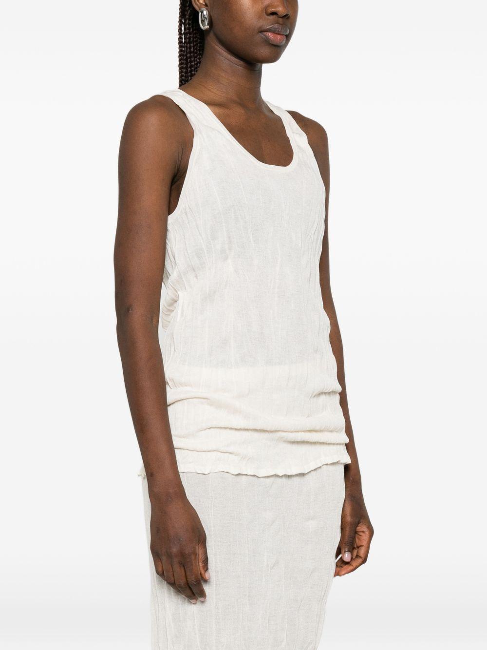 Top goffrato in bianco Toteme - donna 