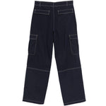 Jeans cargo con cuciture a contrasto in blu Carrer - uomo 
